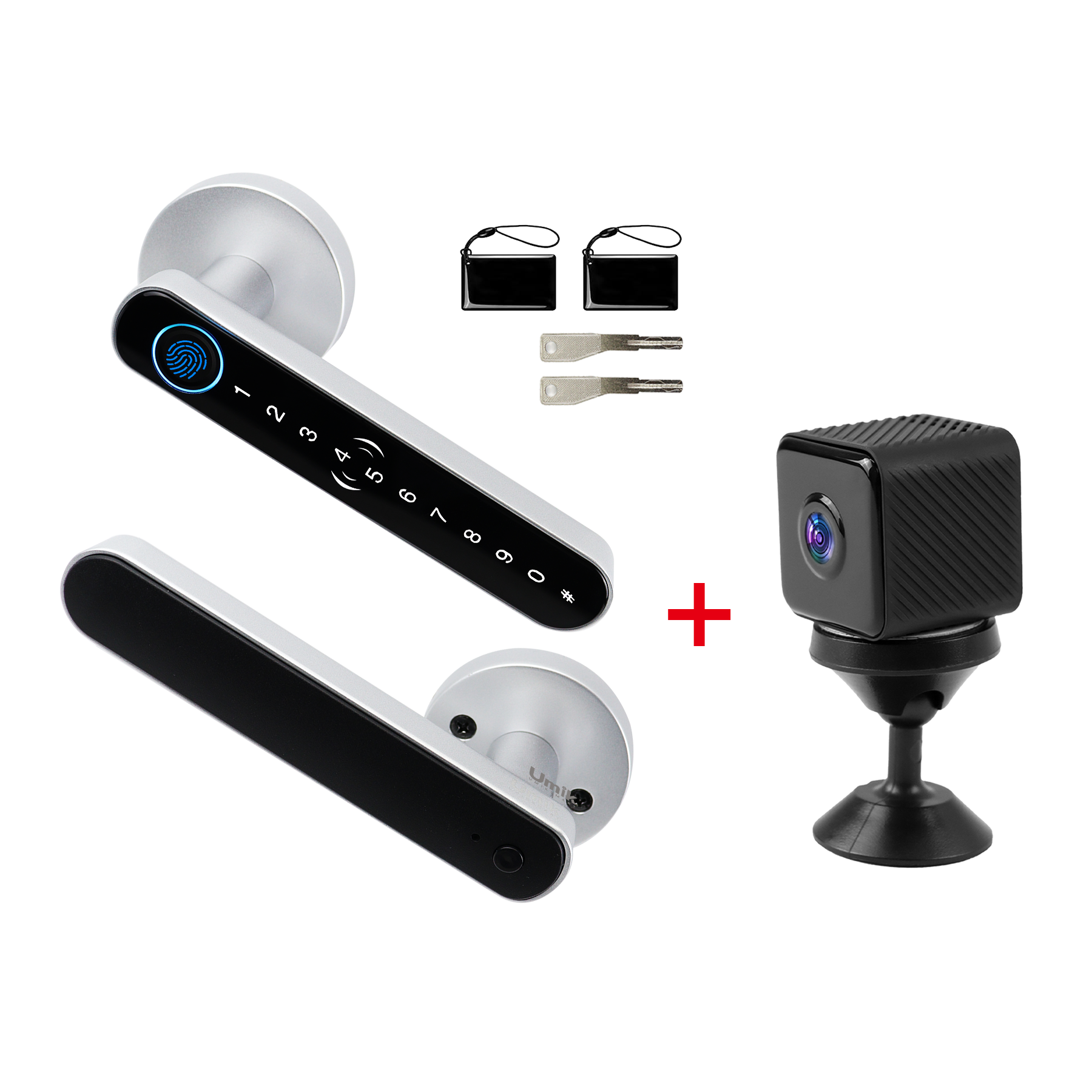 Smart Lock Bundle with Mini Camera – All-in-One Home Security Kit