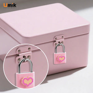 Umiksmart-UMIKSMART Keyless Fingerprint Lock, Waterproof USB Rechargeable Smart Padlock for Bookcase, Suitcase, Locker, Gym, Outdoor Gate, Cosmic Blue Set.