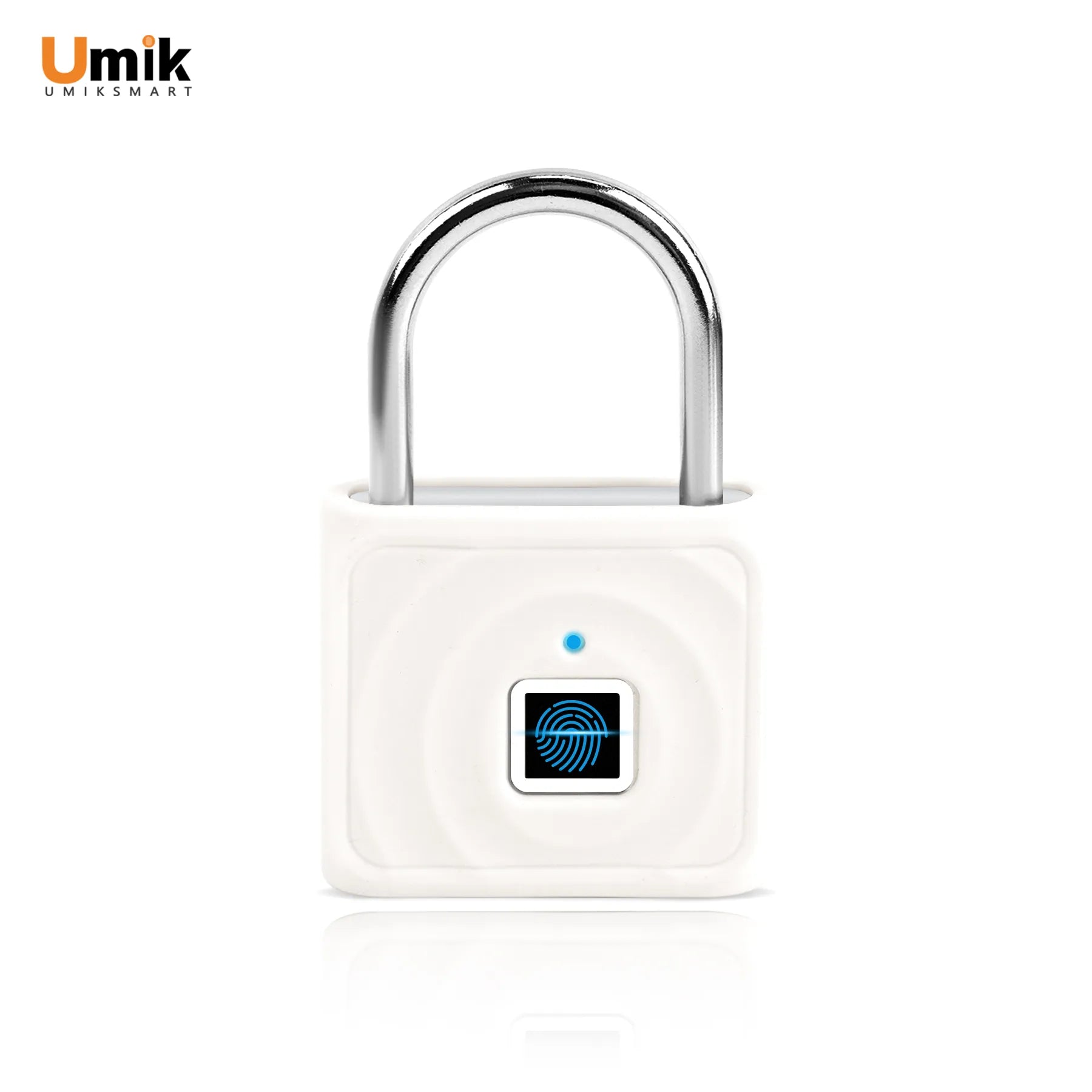 Umiksmart-UMIKSMART Keyless Fingerprint Lock, Waterproof USB Rechargeable Smart Padlock for Bookcase, Suitcase, Locker, Gym, Outdoor Gate, Cosmic Blue Set.