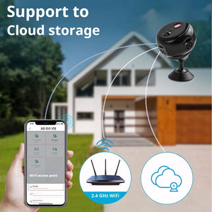 Umiksmart-UMIK UMIKSAMRT Mini Spy Cameras Wireless - 2K HD, Portable Security Cam.