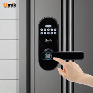 Umiksmart-Smart Door Lock H5 – App, Fingerprint & Key Access.