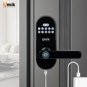 Umiksmart-Smart Door Lock H5 – App, Fingerprint & Key Access.