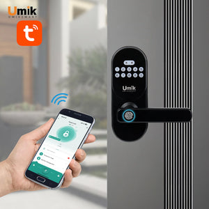 Umiksmart-Smart Door Lock H5 – App, Fingerprint & Key Access.