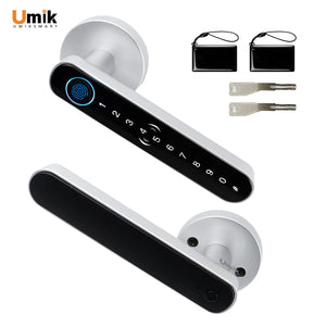 Umiksmart-UMIK UMIKSAMRT Smart Lock - Smart Security and Home Automation for Your Home silver.