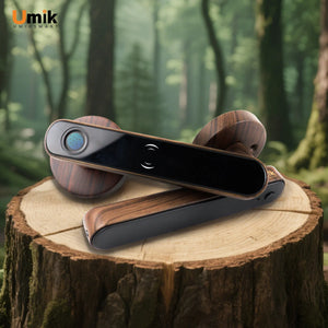 Umiksmart-UMIK UMIKSAMRT Smart Lock - Smart Security and Home Automation for Your Home wood grain.