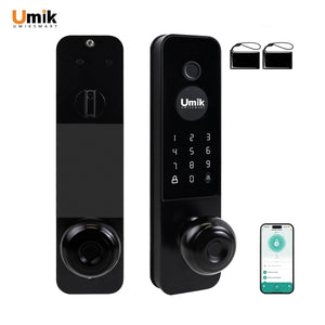 Umiksmart-Umik Smart Lock – 6-in-1 Video Doorbell Lock with Tuya App & Multi-Access.
