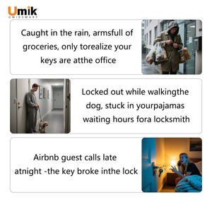 Umiksmart-Umik Smart Lock – 6-in-1 Video Doorbell Lock with Tuya App & Multi-Access.