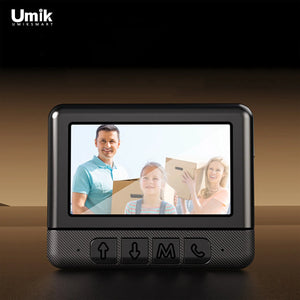 Umiksmart-X6 Video Doorbell with Monitor - High-Resolution, Two-Way Audio, Easy Installation.