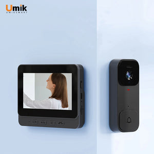 Umiksmart-Umiksmart - X7 Smart Video Doorbell – No WiFi, 2-Way Talk.