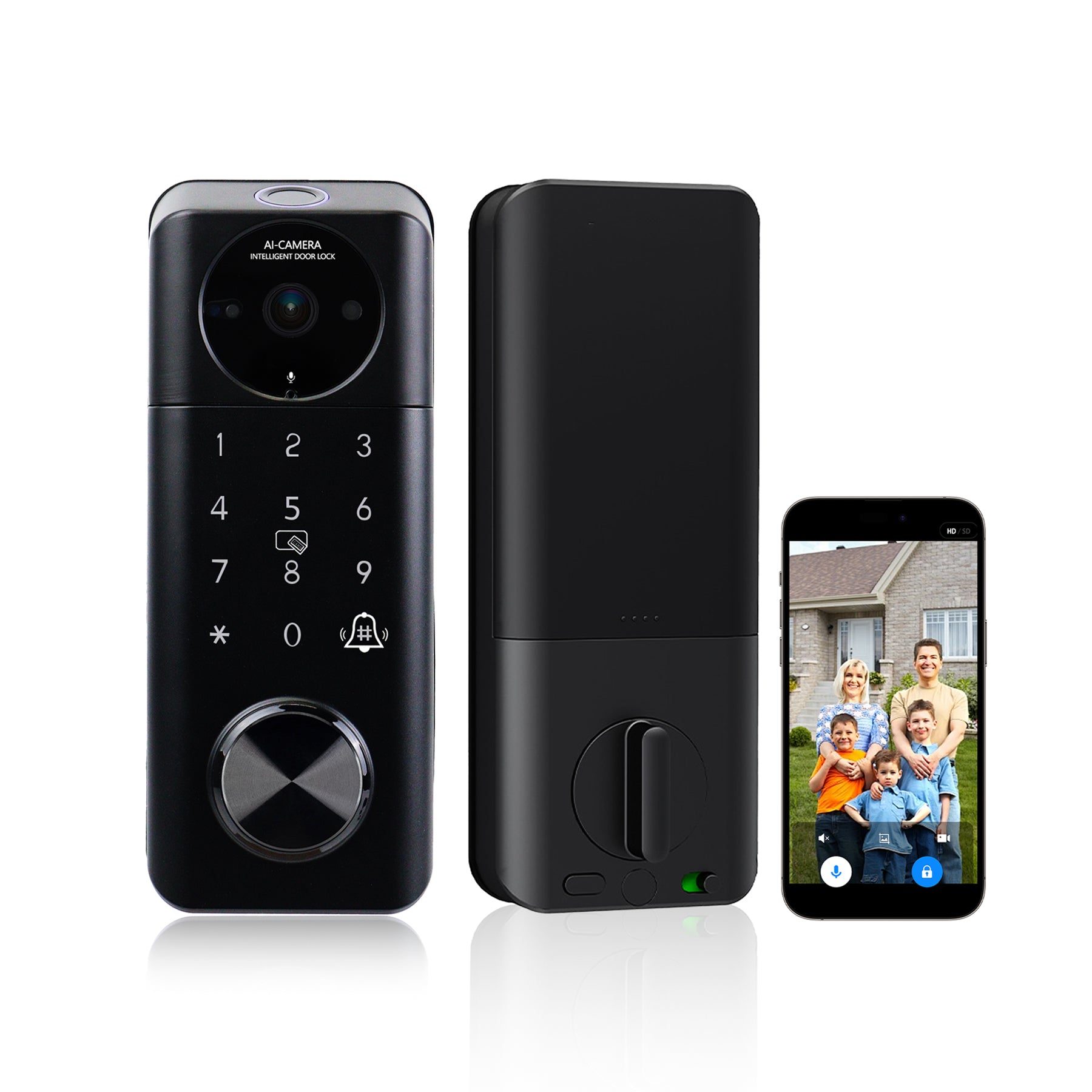 Smart Door Lock with Camera C95- Fingerprint & App Access