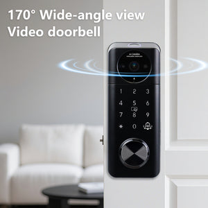 Umiksmart-Smart Door Lock with Camera C95- Fingerprint & App Access.
