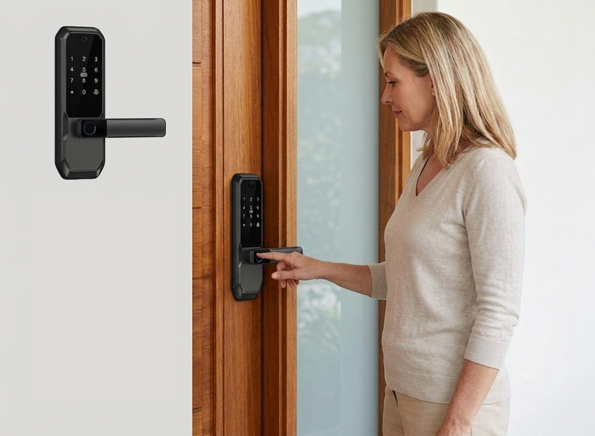 Camera and doorbell built in.