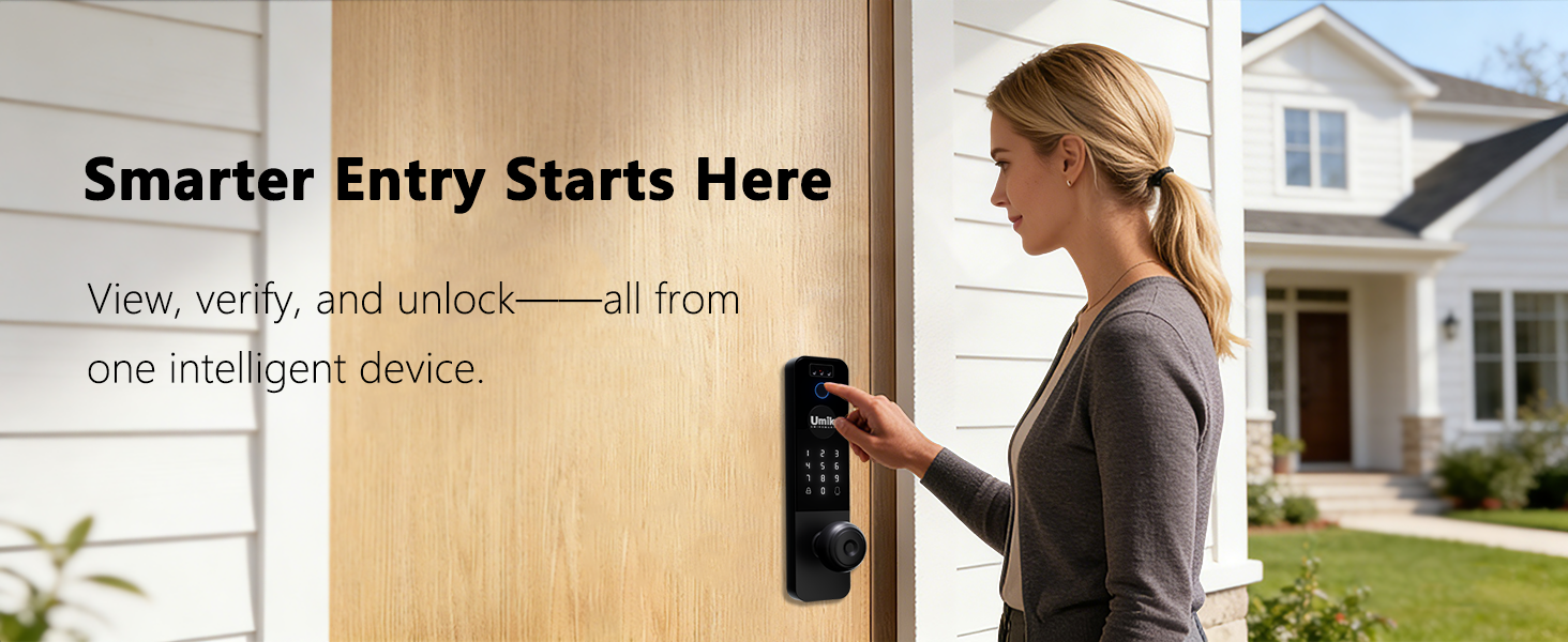 6-in-1 Video Doorbell Smart Lock