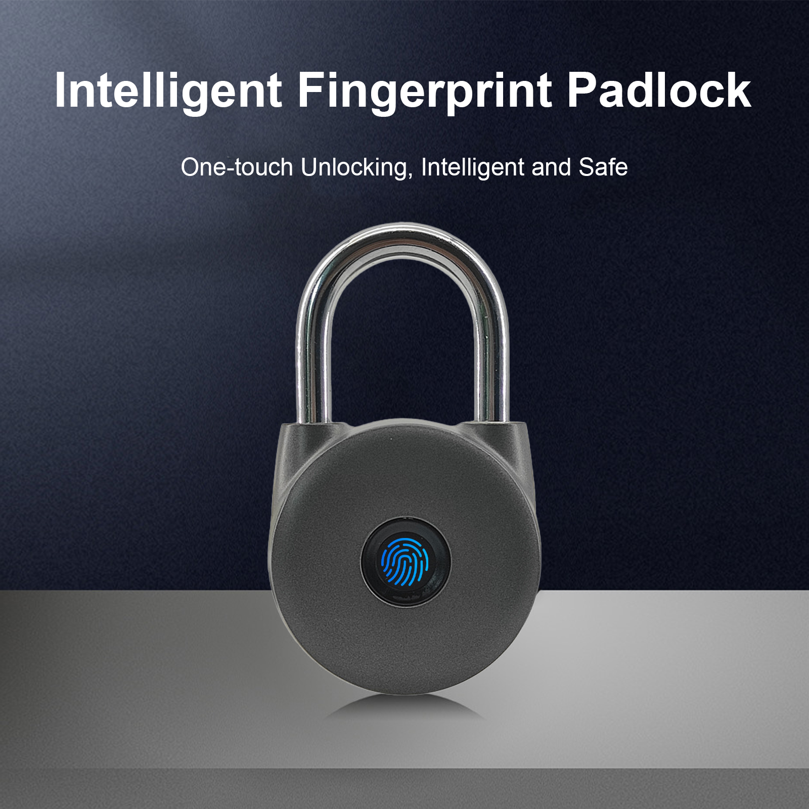 UMIK Smart Lock – Fingerprint-Activated, USB Rechargeable, Durable Zinc Alloy Design for Outdoor Use