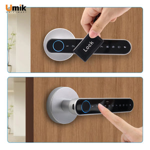 Umiksmart-UMIK UMIKSAMRT Smart Lock - Smart Security and Home Automation for Your Home silver.