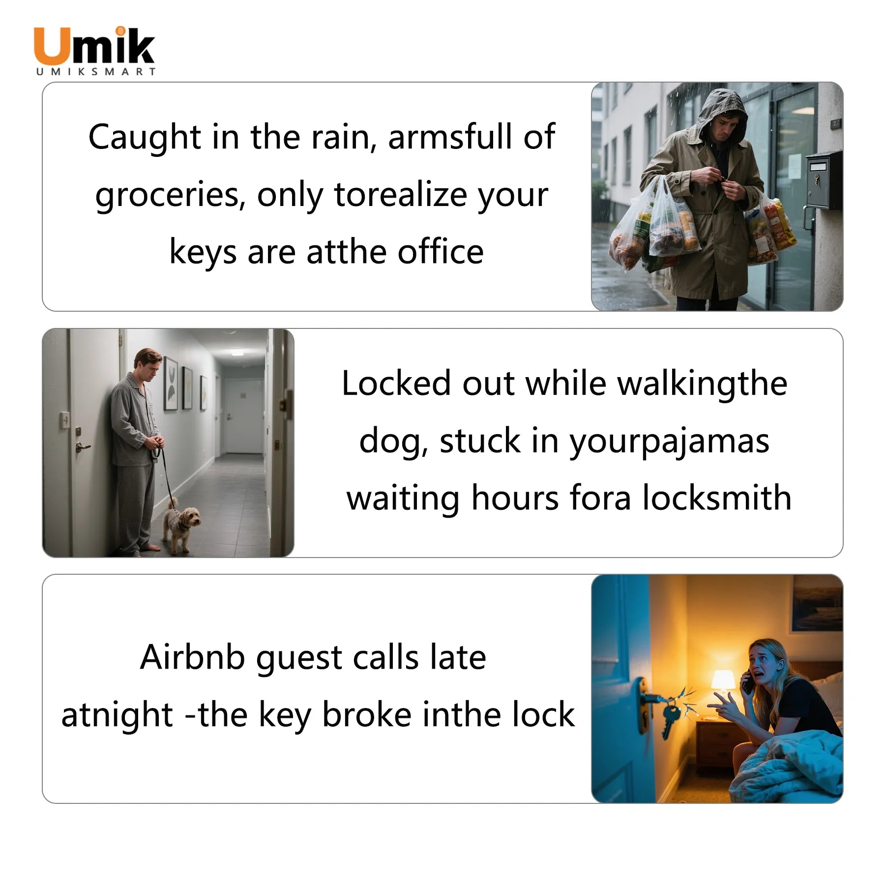 Umiksmart-Umik Smart Lock – 6-in-1 Video Doorbell Lock with Tuya App & Multi-Access.
