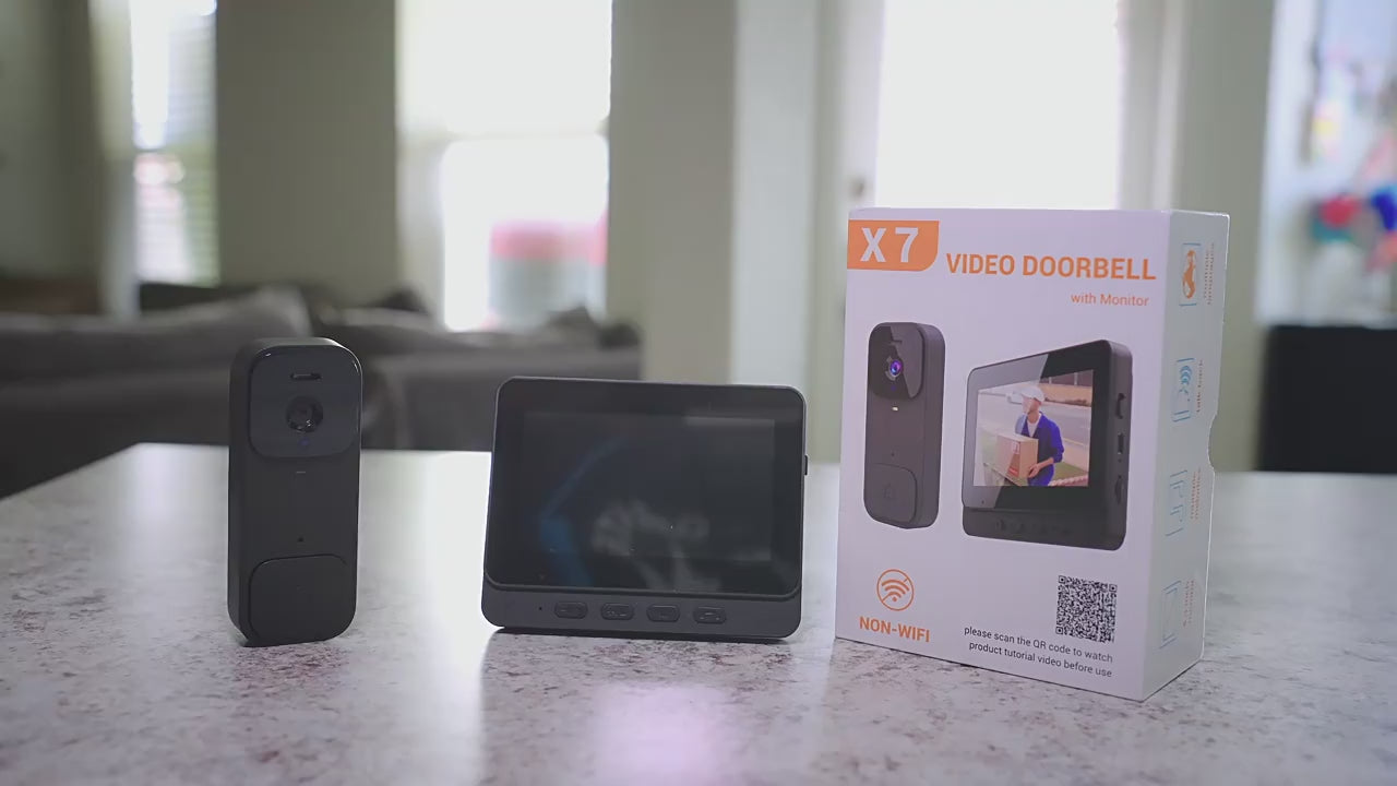 Umiksmart-Umiksmart - X7 Smart Video Doorbell – No WiFi, 2-Way Talk.